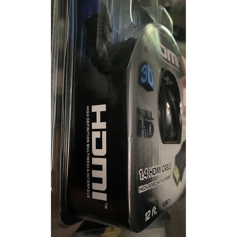 Cj Tech (item 61851) 12 Feet HDMI Cable 4K Round Cable Brand New